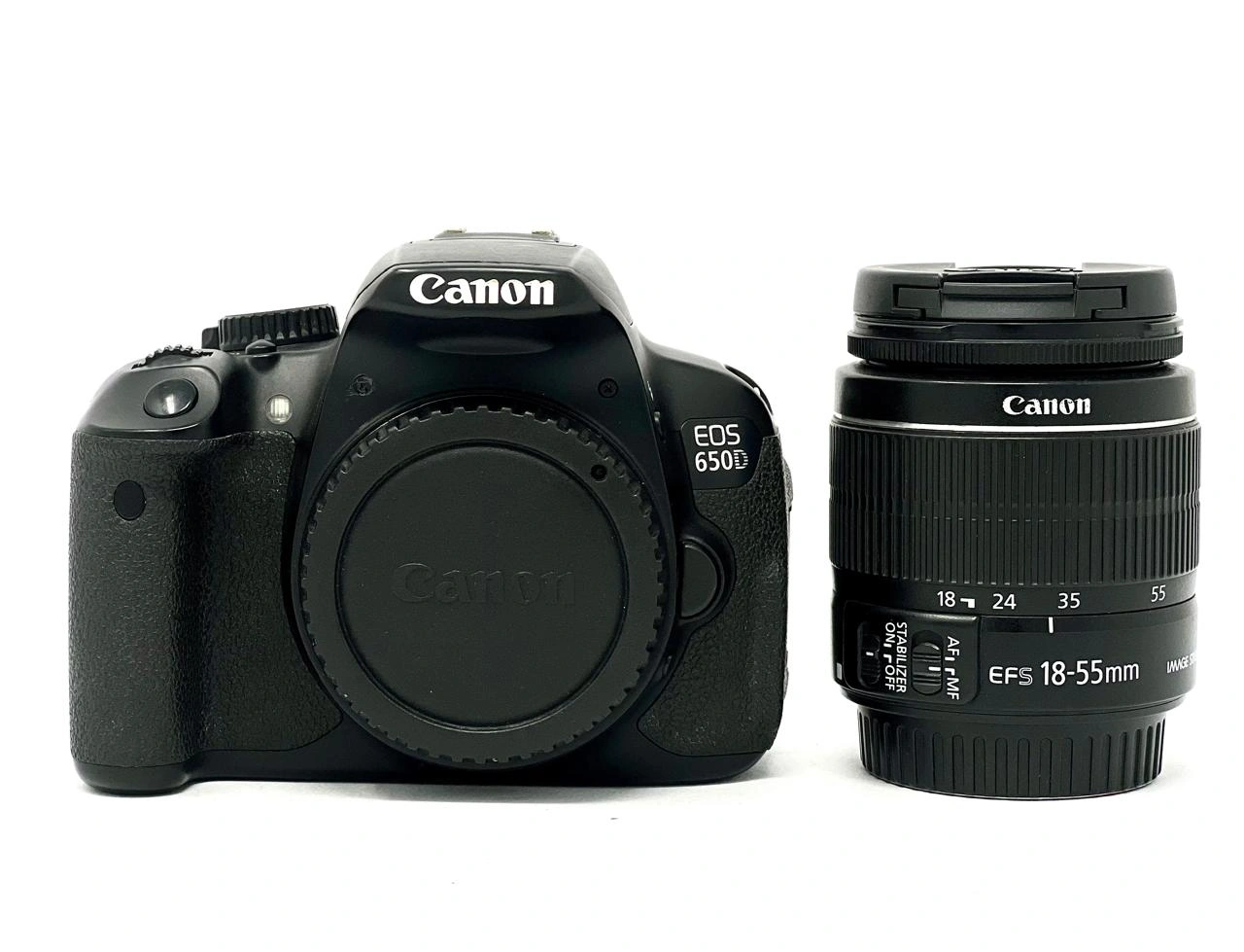 Camera canon 650D with Lens 18-55