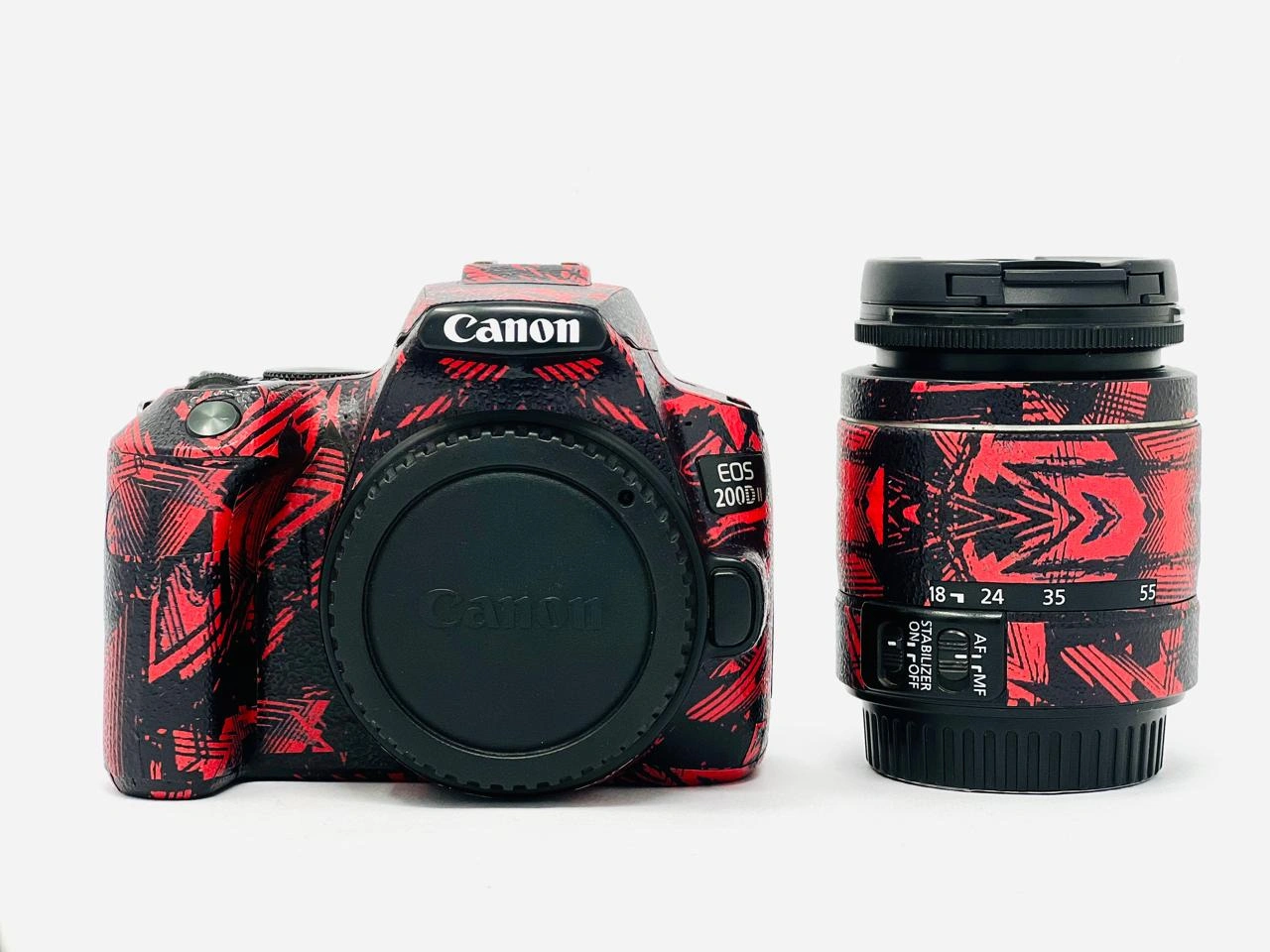 Camera canon 200D (2) with Lens 18-55