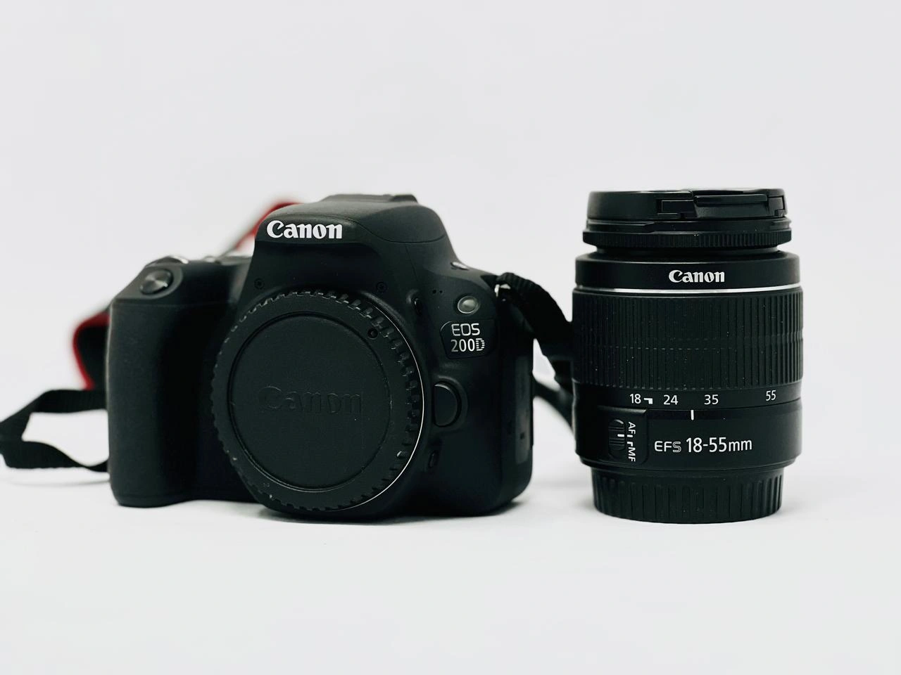 Camera canon 200D with Lens 18-55