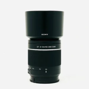 Sony 55-200mm f4-5.6 SAM DT Telephoto Zoom Lens for Sony Alpha Cameras